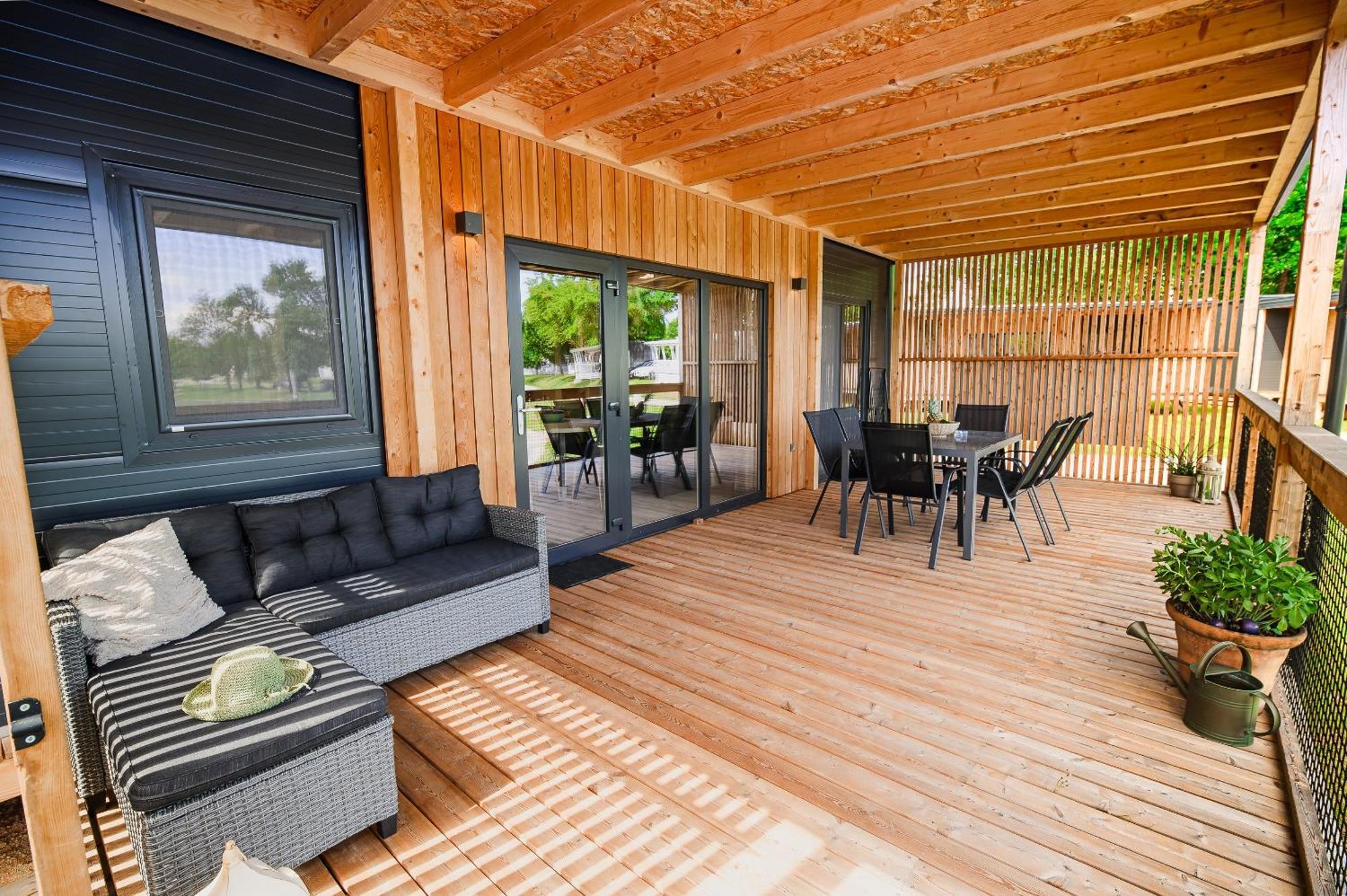 Deluxe Lake View Mobile Homes With Thermal Riviera Tickets Чатеж-об-Саві Екстер'єр фото